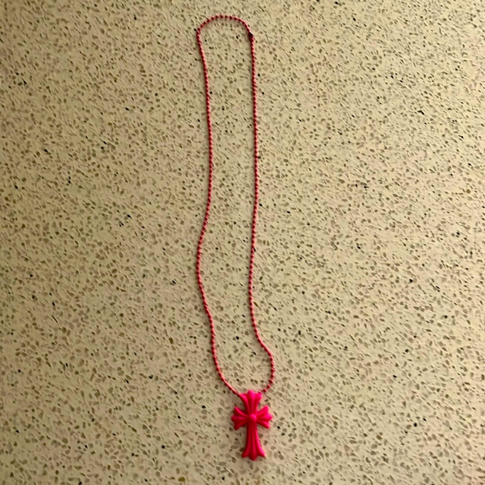 Chrome Hearts Silicone Necklace (PINK) 20th anniversary Tokyo edition